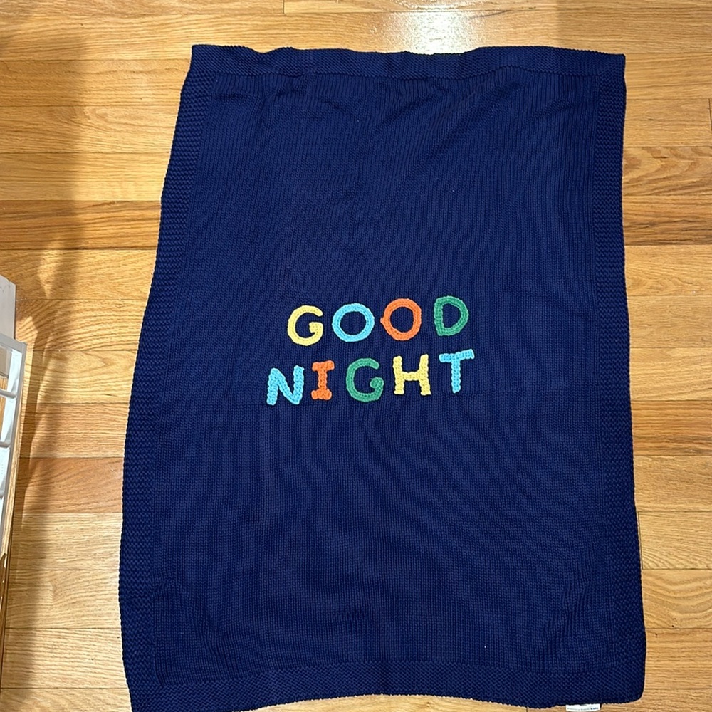 Pottery Barn Kids Good Night Blanket